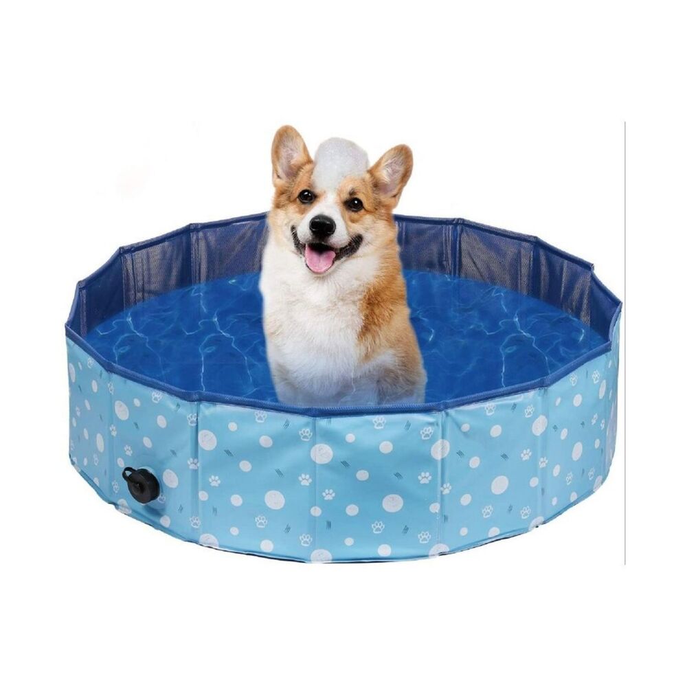 Floofi Pet Pool 120cm*30cm XL Blue Circle Floofi
