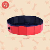 Floofi Pet Pool 160cm*30cm XXL Blue Floofi