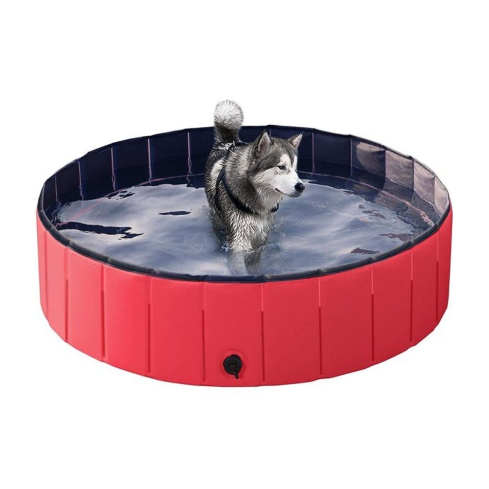 Floofi Pet Pool 160cm*30cm Red XXL Floofi