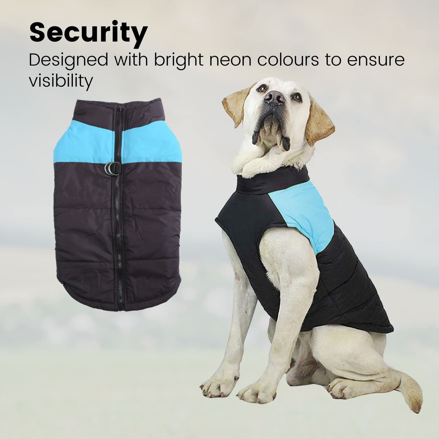 Floofi Pet Winter Vest (2XL Red) Floofi