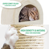 Paw Mate 100cm Beige Cat Tree Atacama Multi Level Scratcher Paw Mate