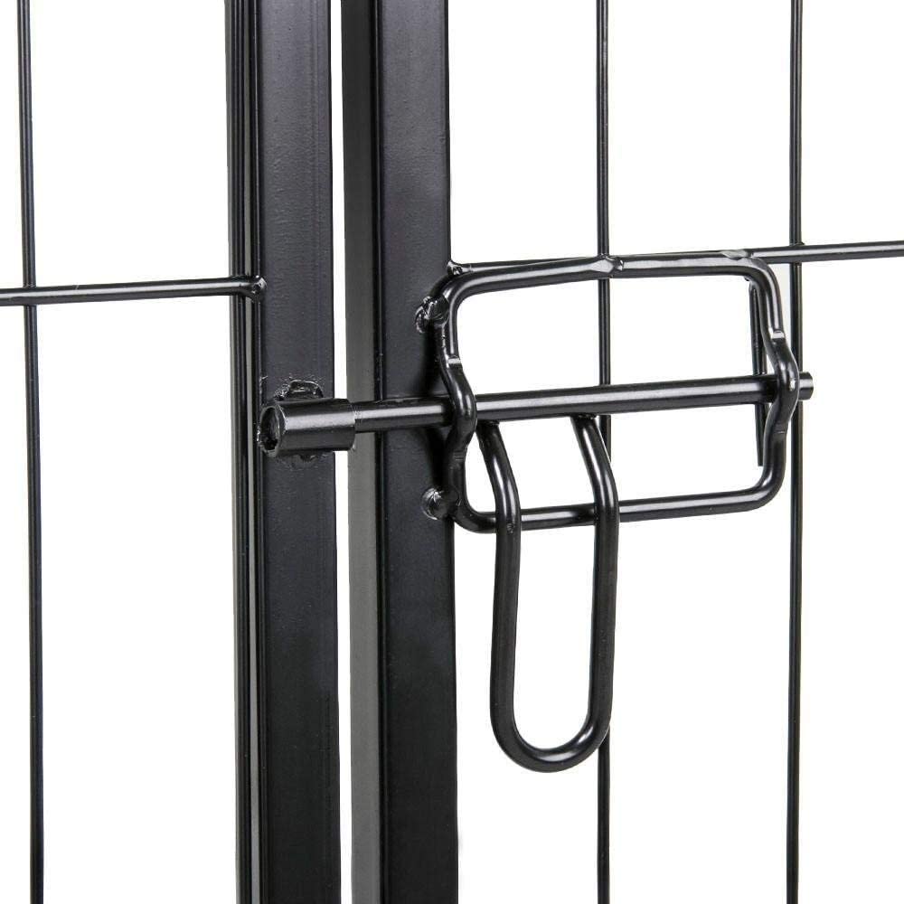 6 Panel Pet Dog Cat Bunny Puppy Play pen Playpen 80x80cm Exercise Cage Dog Panel Fence Petsleisure