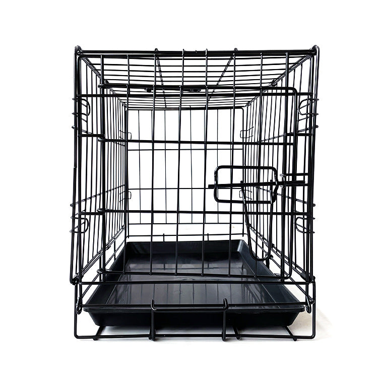 36" Pet Dog Cage Kennel Metal Crate Enlarged Thickened Reinforced Pet Dog House Petsleisure
