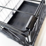 48 Inch Pet Dog Cage Kennel Metal Crate Enlarged Thickened Reinforced Pet Dog House Petsleisure