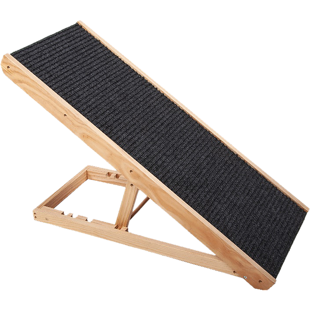 Dog Ramp Pet Ramp Car SUV Travel Stair Step Foldable Adjustable Heights Portable Randy & Travis Machinery