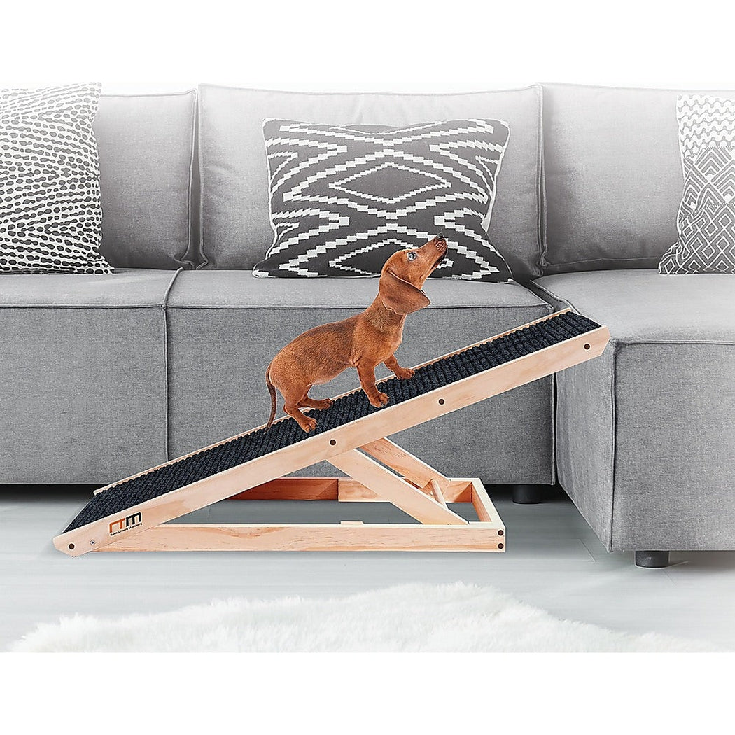 Dog Ramp Pet Ramp Car SUV Travel Stair Step Foldable Adjustable Heights Portable Randy & Travis Machinery