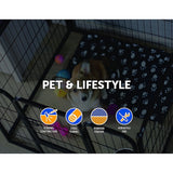 8 Panel Heavy Duty Pet Dog Playpen Puppy Exercise Fence Enclosure Cage Randy & Travis Machinery