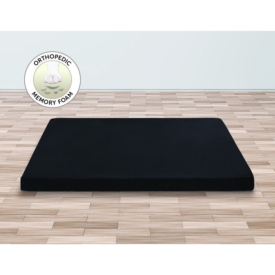 110CM XL Pet Bed Mattress Dog Cat Memory Foam Pad Mat Cushion Palermo