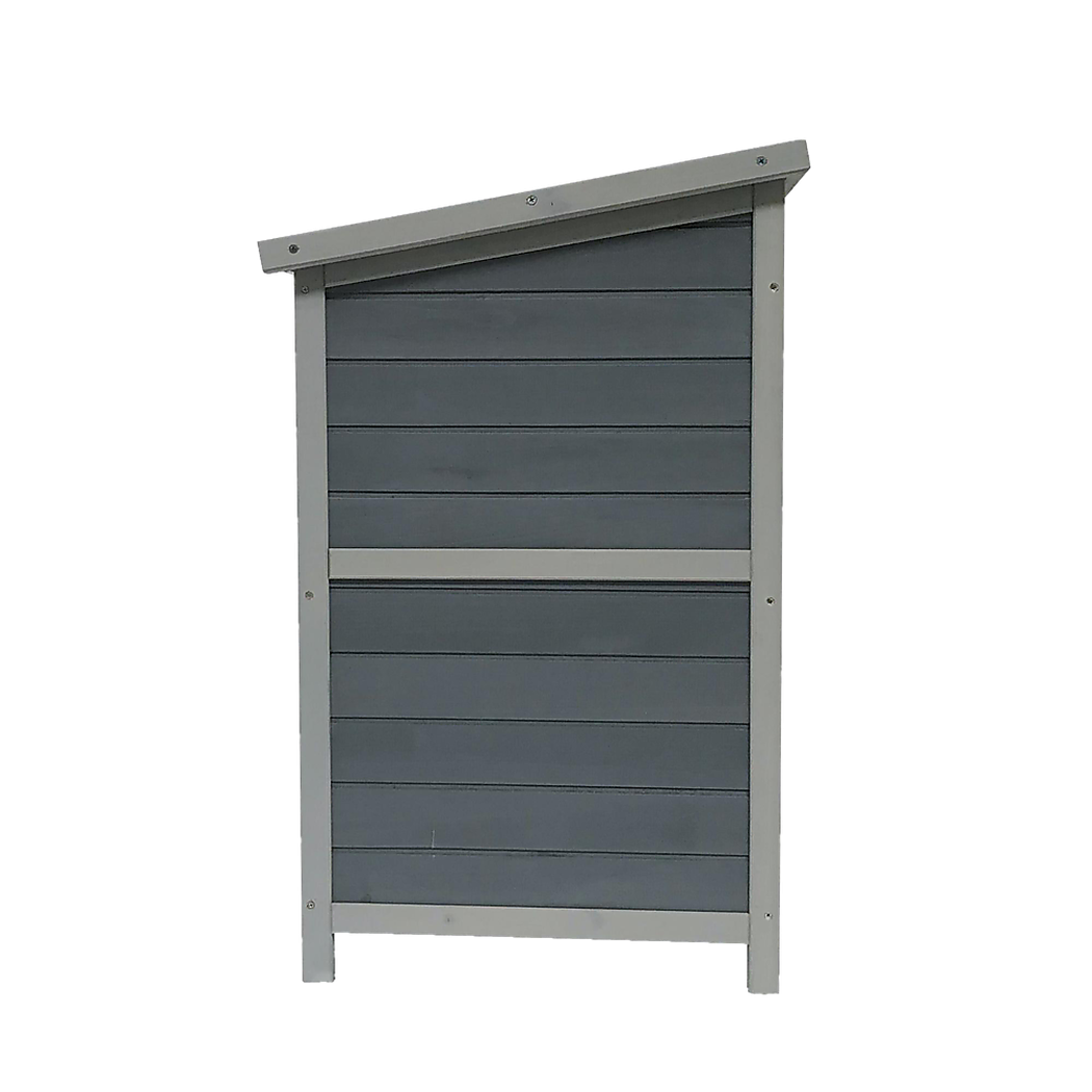 Cat House Weatherproof 2-Story Indoor Outdoor Wooden Shelter Bitumen Roof Unbranded