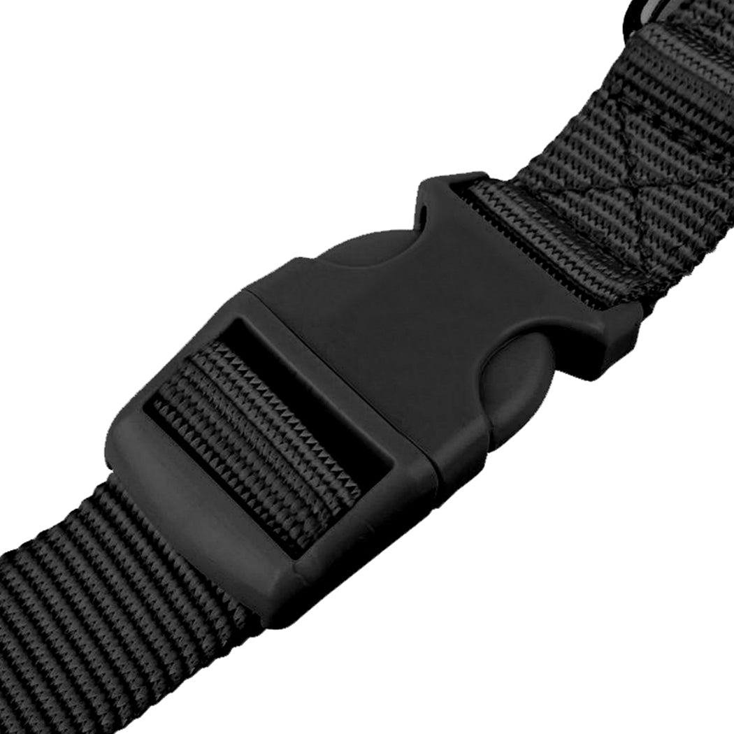 Adjustable Dog Hands Free Leash Waist Belt Buddy Jogging Walking Running Black Uniwide