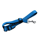 Adjustable Dog Hands Free Leash Waist Belt Buddy Jogging Walking Running Blue