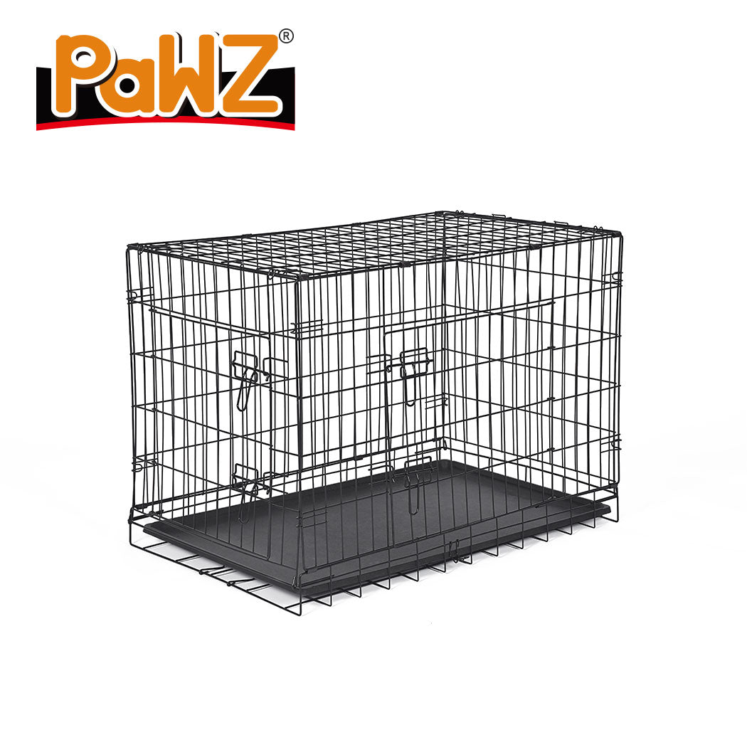 PaWz Pet Dog Cage Crate Kennel Portable Collapsible Puppy Metal Playpen 48" PaWz