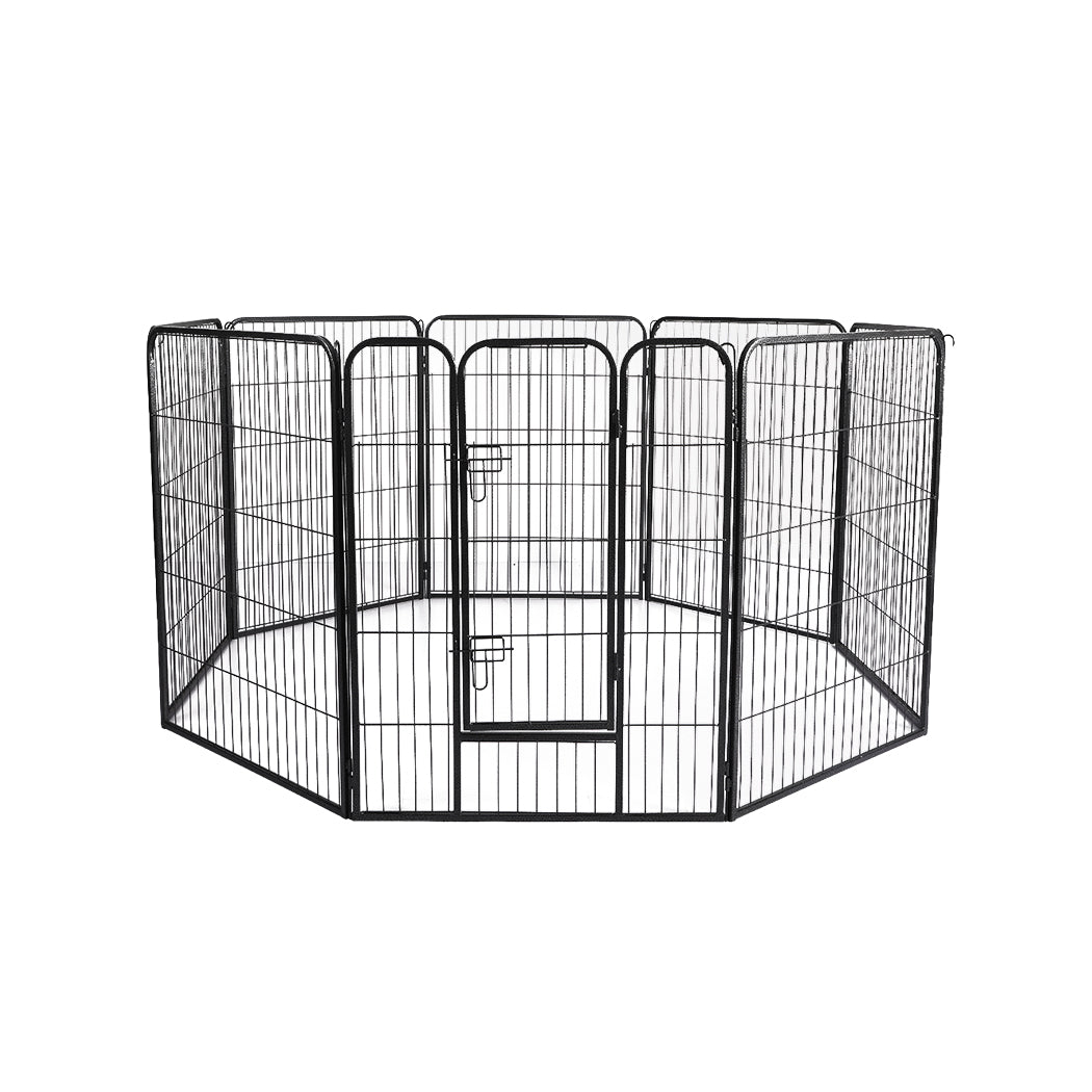 PaWz 8 Panel Pet Dog Playpen Puppy Exercise Cage Enclosure Fence Cat Play Pen 48'' PaWz
