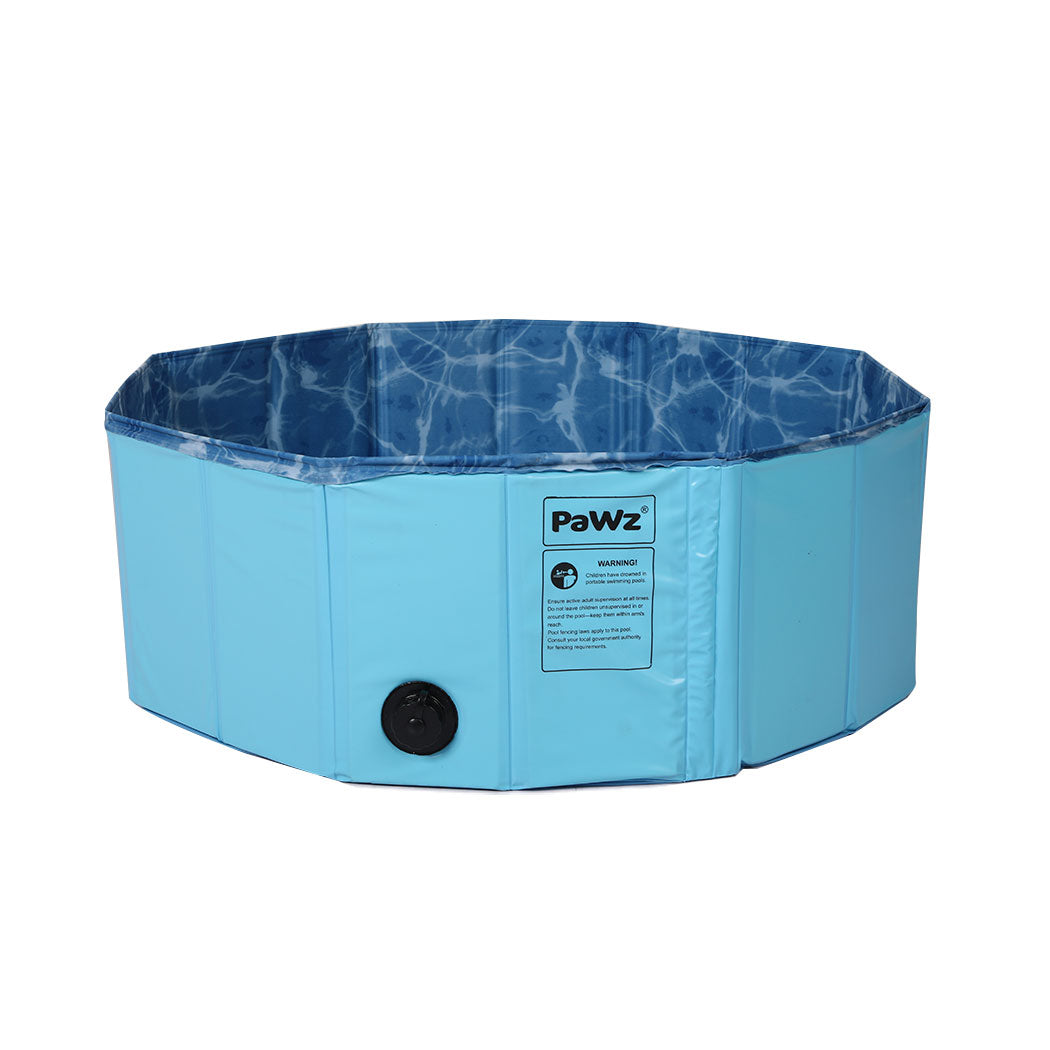 Portable Pet Swimming Pool Kids Dog Cat Washing Bathtub Outdoor Bathing M PaWz