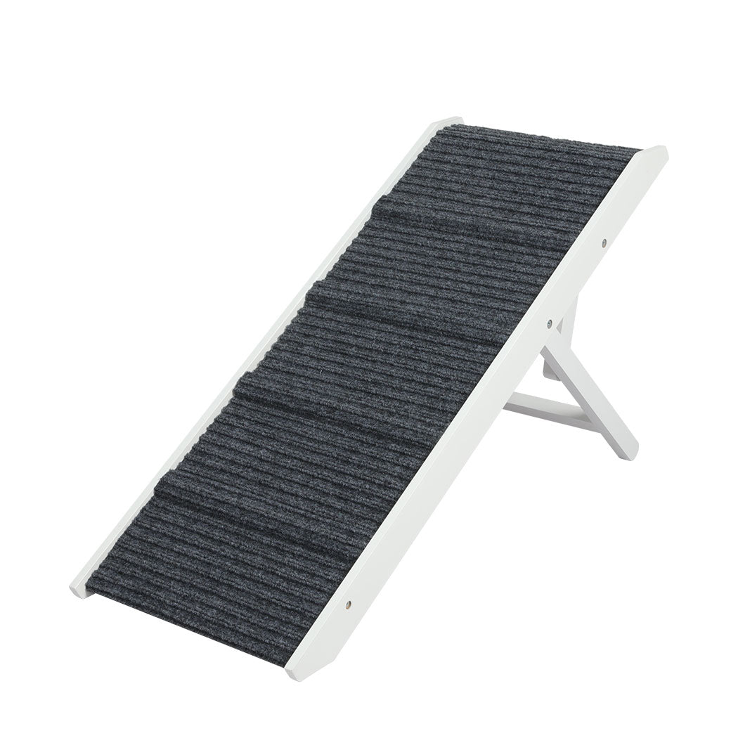 PaWz Adjustable Dog Ramp Height Stair For Bed Sofa Cat Dogs Folding Portable PaWz