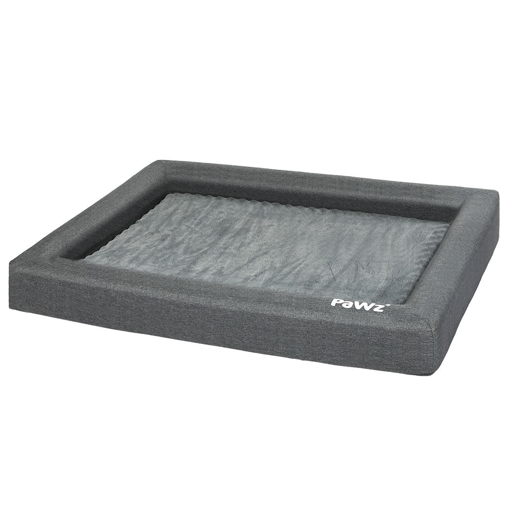 PaWz Memory Foam Pet Bed Calming Dog Cushion Orthopedic Mat Washable Removable L Petsleisure
