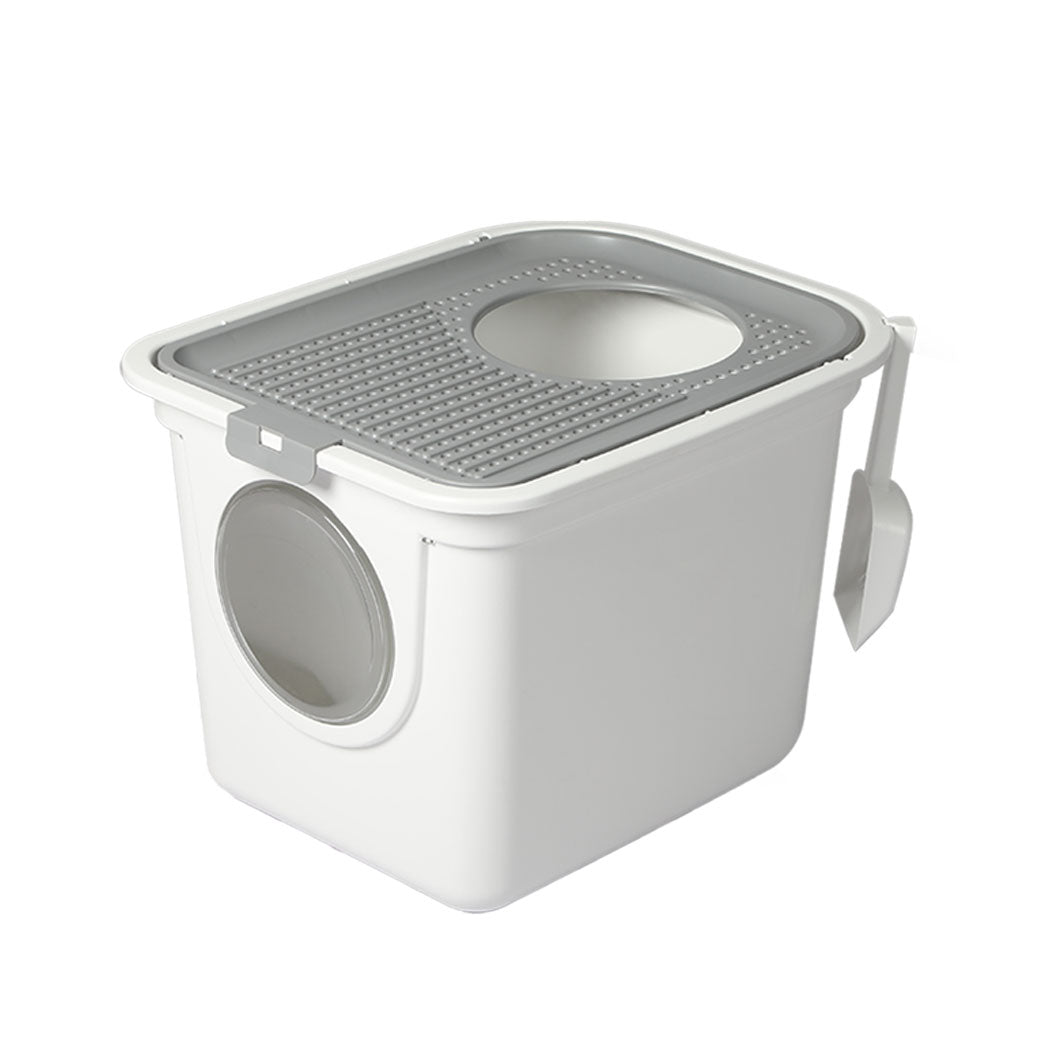 PaWz Cat Litter Box Furniture Fully Enclosed Cabinet Toilet Basin Bonus Shovel PaWz
