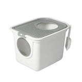 PaWz Cat Litter Box Furniture Fully Enclosed Cabinet Toilet Basin Bonus Shovel PaWz
