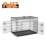 PaWz Pet Dog Cage Crate Kennel Portable Collapsible Puppy Metal Playpen 48" PaWz