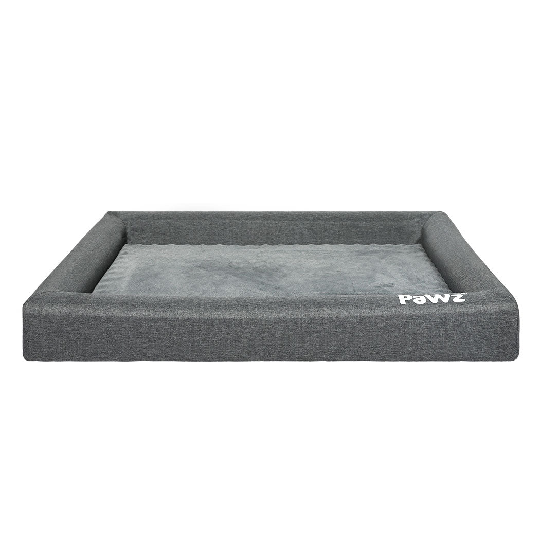 PaWz Memory Foam Pet Bed Calming Dog Cushion Orthopedic Mat Washable Removable L Petsleisure