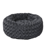 PaWz Calming Dog Bed Warm Soft Plush Pet Cat Cave Washable Portable Dark Grey S PaWz