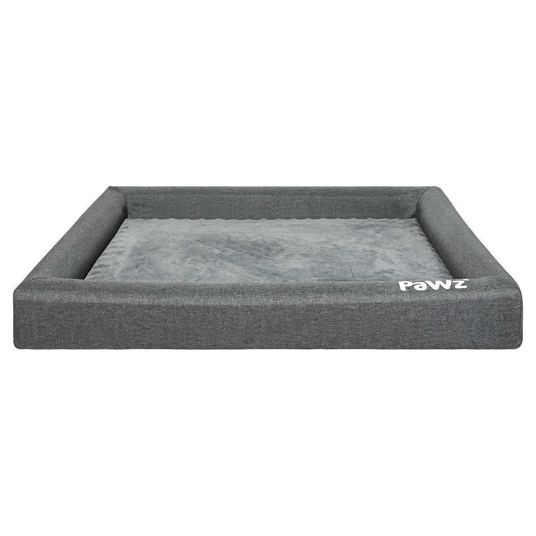 PaWz Memory Foam Pet Bed Calming Dog Cushion Orthopedic Washable Removable XL Petsleisure