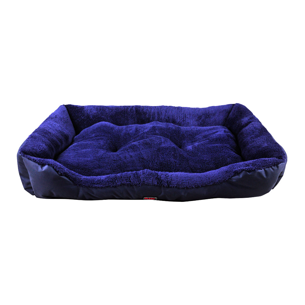 PaWz Pet Bed Mattress Dog Cat Pad Mat Cushion Soft Winter Warm Large Blue PaWz
