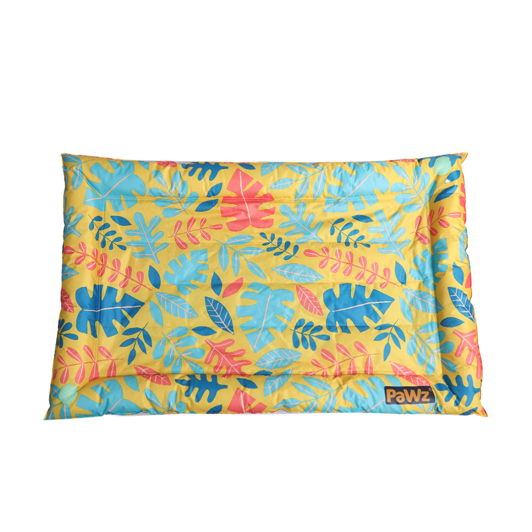 PaWz Pet Cool Gel Mat Cat Bed Dog Bolster Waterproof Self-cooling Pads Summer L PaWz