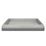 TheNapBed 2M Human Size Pet Bed Dog Calming Washable Memory Foam Orthopedic Grey Petsleisure
