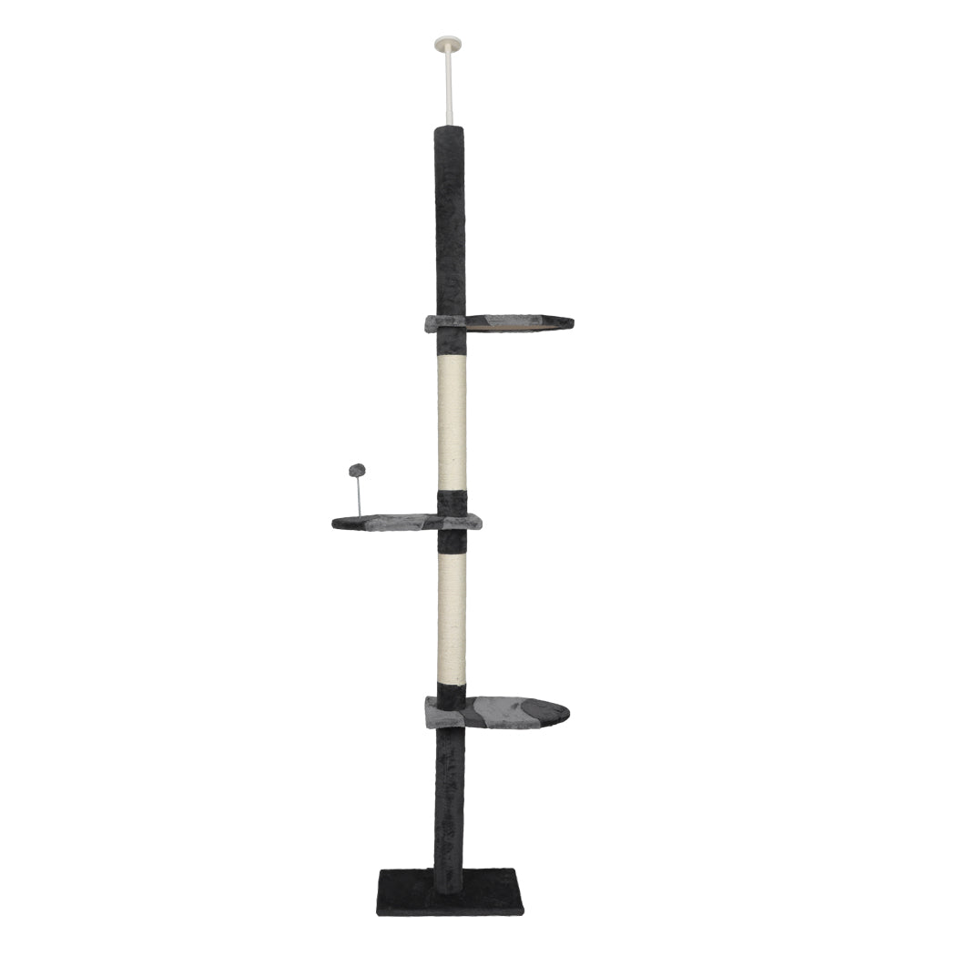 PaWz Cat Scratching Post Tree Condo Furniture Scratcher Tower 228-288 High Grey PaWz