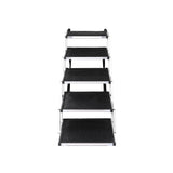 PaWz 5 Steps Dog Ramp Adjustable Height Stair Car Dog Folding Portable Aluminium PaWz