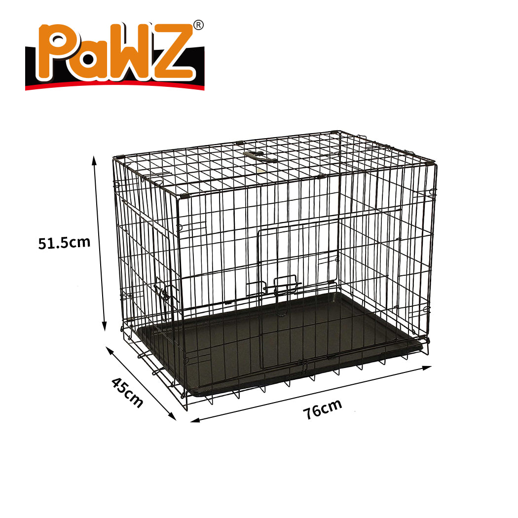 PaWz Pet Dog Cage Crate Kennel Portable Collapsible Puppy Metal Playpen 30" PaWz