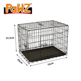 PaWz Pet Dog Cage Crate Kennel Portable Collapsible Puppy Metal Playpen 30" PaWz