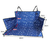 PaWz Pet Boot Car Seat Cover Hammock Nonslip Dog Puppy Cat Waterproof Rear Blue PaWz