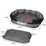 PaWz Waterproof Pet Dog Calming Bed Memory Foam Orthopaedic Removable Washable XL PaWz