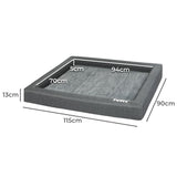 PaWz Memory Foam Pet Bed Calming Dog Cushion Orthopedic Washable Removable XL Petsleisure