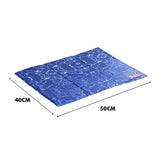 PaWz Pet Cooling Mat Gel Mats Bed Cool Pad Puppy Cat Non-Toxic Beds Summer M PaWz