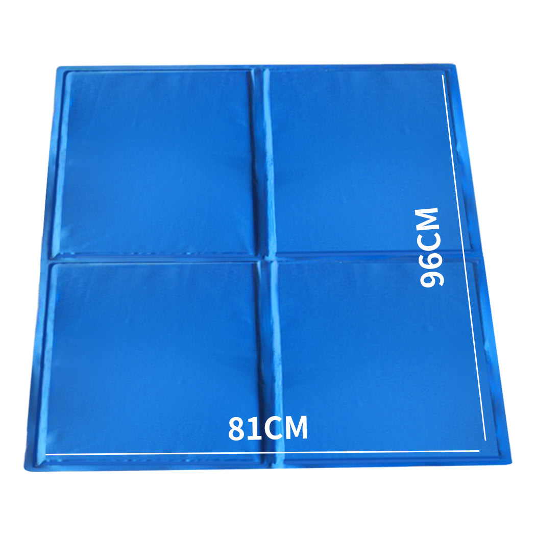 PaWz Pet Cooling Mat Gel Mats Bed Cool Pad Puppy Cat Non-Toxic Beds Summer Pads 96x81 PaWz