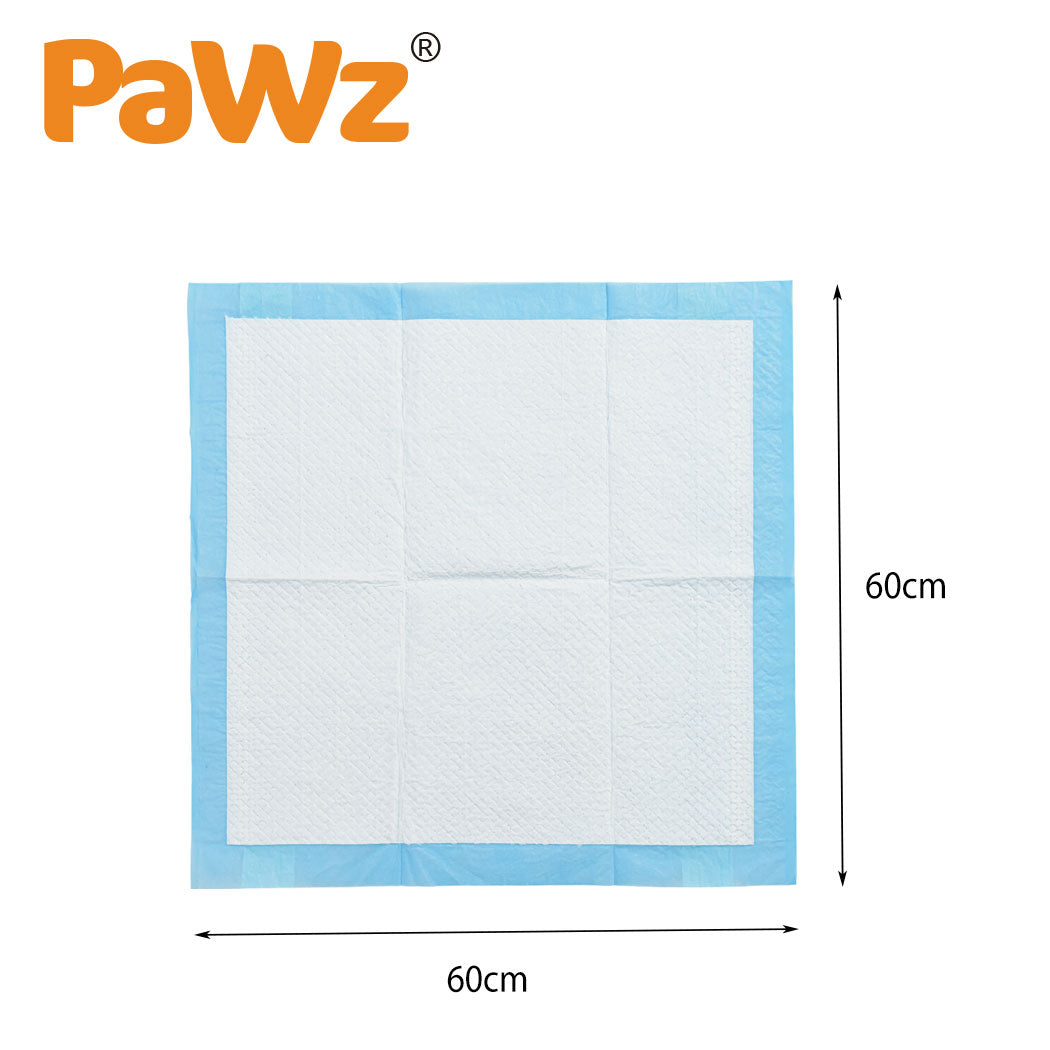 PaWz New 200pcs 60x60cm Puppy Pet Dog Indoor Cat Toilet Training Pads Absorbent PaWz