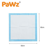 PaWz New 200pcs 60x60cm Puppy Pet Dog Indoor Cat Toilet Training Pads Absorbent PaWz