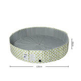 PaWz 120cm Pet Dog Swimming Pool Cat Portable BathTub Kid Shower Washing Folding PaWz