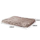 PaWz Dog Mat Pet Calming Bed Memory Foam Orthopedic Removable Cover Washable XL Petsleisure