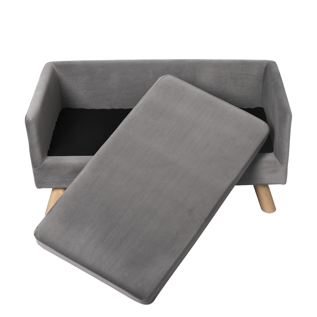 PaWz Pet Sofa Bed Dog Warm Soft Lounge Couch Soft Removable Cushion Chair Large PaWz