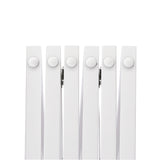 PaWz Wooden Pet Gate Dog Fence Safety Stair Barrier Security Door 6 Panels White PaWz