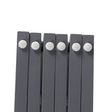 PaWz Wooden Pet Gate Dog Fence Safety Stair Barrier Security Door 6 Panels Grey PaWz
