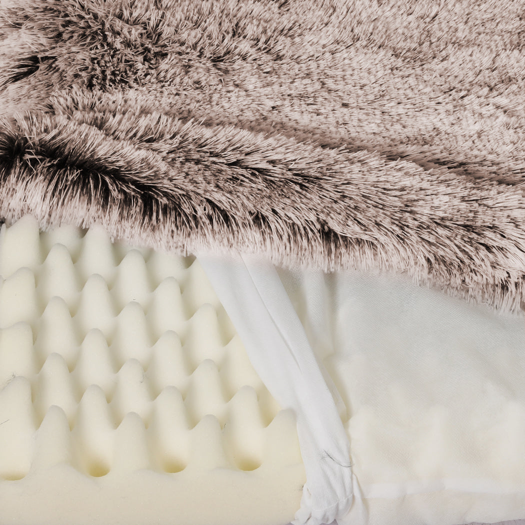 PaWz Dog Mat Pet Calming Bed Memory Foam Orthopedic Removable Cover Washable M PaWz