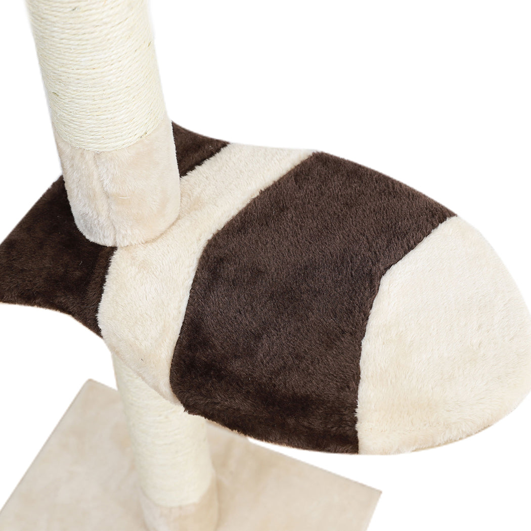 PaWz Cat Scratching Post Tree Condo Furniture Scratcher Tower 228-288 High Cream PaWz