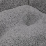 PaWz Pet Dog Cat Bed Deluxe Soft Cushion Lining Warm Kennel Black Bone L PaWz