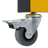 Expandable Portable Safety Barrier With Castors 350cm Retractable Isolation Fence Unbranded