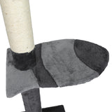 PaWz Cat Scratching Post Tree Condo Furniture Scratcher Tower 228-288 High Grey PaWz